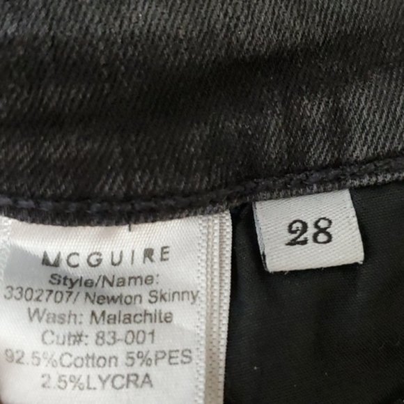 Mcguire Newton Grey Skinny Jeans - Picture 12 of 15